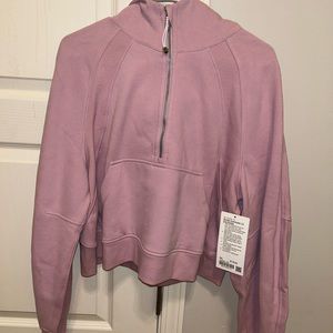 Scuba half zip hoodie